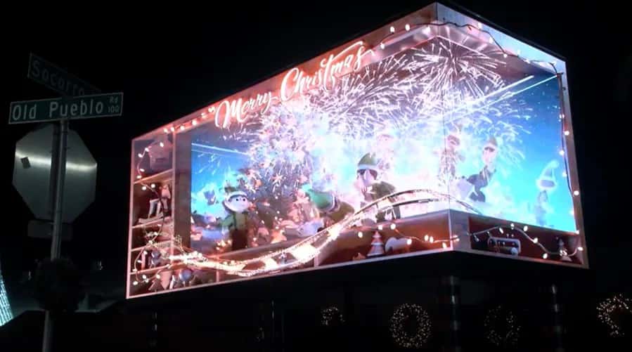 Speaking Rock Plaza Texas 3D Billboard