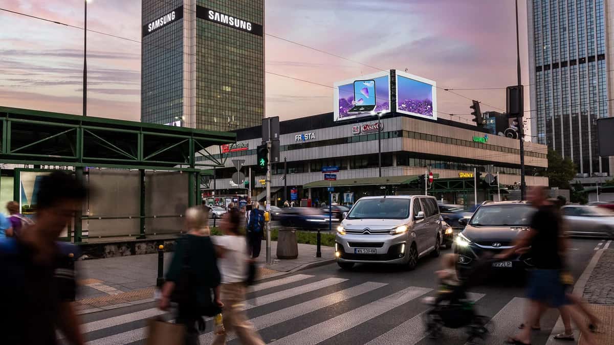 Warsaw Presidential Hotel 3D Billboard