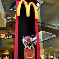 McDonald's Drone Carries Happy Meal Box