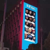 Infosys VR User Peeks Beyond Billboard