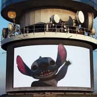Disney Stitch Shows Playful Antics