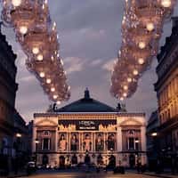 L'Oréal Floating Chandeliers