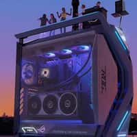 ROG CPU on Wheels Party at Eiffel Tower 