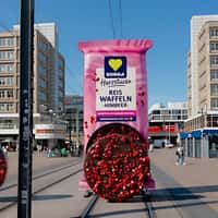EDEKA Giant Rice Cakes Package Dispenser