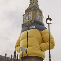JD Sports Big Ben Wearing Puffer Jacket