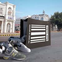 Foot Locker Shopping Bag Spills Shoes