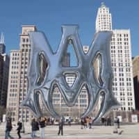 AMIRI Chicago Cloud Gate Transformed Into Logo