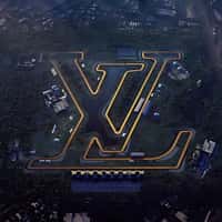 Louis Vuitton Logo Race Track for Formula 1