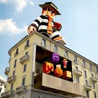 McDonald’s Minecraft Toy Collection Display