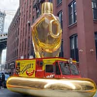 Rabanne Food Trucks Wrapped in Golden Chain Link
