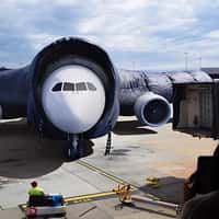 DECJUBA Airplane Wearing Puffer Jacket