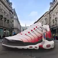 Foot Locker Sneaker Displayed in the Street
