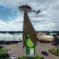Coco Carioca Bottle Revealed by Helicopter