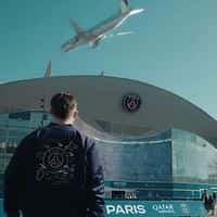 Paris Saint-Germain Stadium Facade Turned Into Screen