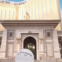 Swingers Golf Ball Rolls at Resort Entrance