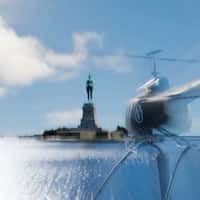 Victoria’s Secret Statue of Liberty Jumping Rope