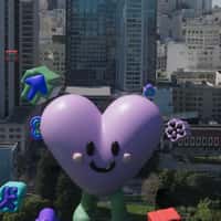 Figma 3D Character Strolls Through City
