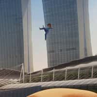 Jetstar Asia Star Water Blob Inflates on River