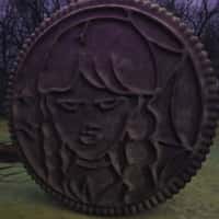 Oreo Cookie Rolls on Cracked Ground