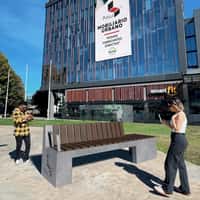 Presur Robotic Arm Delivers Street Bench