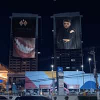 Dr. Toni Amaral Billboards Waving on Buildings