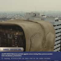 GLONIS Giant Jeans Land Above Building