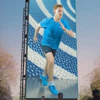 Under Armour Runner Comes Out of Billboard