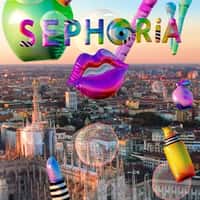 Sephora Colourful Inflatables in Milano