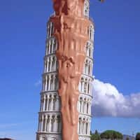 Ahood Beauty Foundation Dripping at Tower of Pisa