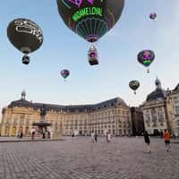 Madame Loyal Hot Air Balloons Glide Above Paris