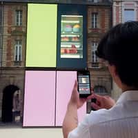 LG Giant Refrigerator at Place des Vosges