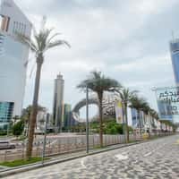 BrandDubai Drones Carrying Glass Signage