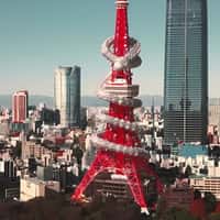 Bvlgari Serpenti Necklace Wrapping Landmarks in Tokyo