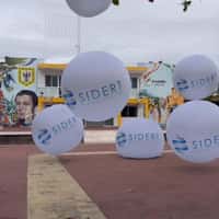 SIDERT Brand Spheres Bouncing on the Street