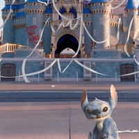 Walt Disney World Castle Covered with Tissue Paper