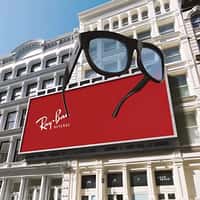 Ray-Ban Sunglasses Pops Out on Billboard
