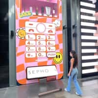 Sephora Cellphone Vending Machine at Mall