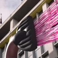 Dyson Inflatable Hair Dryer Roams the Street