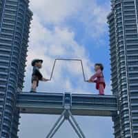 Netflix Giant Dolls Swinging Metal Rope