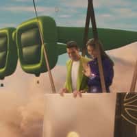 Duty Free Golden Cake Hot Air Balloon