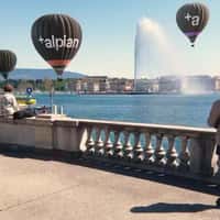 Alpian Bank Hot Air Balloons on Lake Geneva
