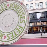 Anthropologie Rolling Tile Plate on the Street