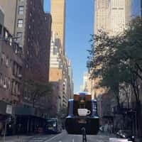 Arzum OKKA Coffee Maker Cruising in NYC Street