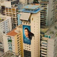 CAPITECH Hair Flowing in the Breeze on Billboard