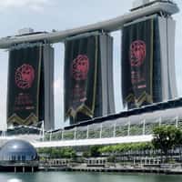 HBO Max Banners Unfurl at Marina Bay Sands