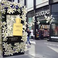 Douglas Cosmetics Blooming Flowers on Signage