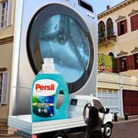 Persil Washing Machine Releases Flowers