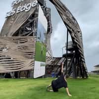 Samsung Galaxy Hanging Smartphones Near Tower