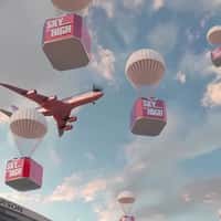 Maybelline Parachute Package Delivery in the Philippines