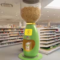 DM Dispenser Grinds Oats into Milk